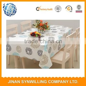 Textile Factory Wholesale 100% Polyester Customized Logo Printed Promotional Table Cloth thumbnail-1