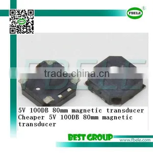Cheaper 5V 100DB 80mm Magnetic Transducer SMT8025 thumbnail-1
