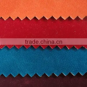 Flocked Pu Artificial Leather for Shoes Upper Usage With Colorful Color Quality Choice thumbnail-1
