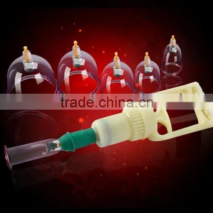 Wholesale Plastic Cupping Hijama Cupping Set 12 Cups / Vacuum Cupping Machine thumbnail-5