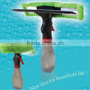 As Seen TV Silicon Wiper Blade Glass Cleaner Window Spray Squeegee 2 in 1 Water Brush thumbnail-1