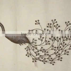 Decorative Peacock Metal Wall Decor thumbnail-1