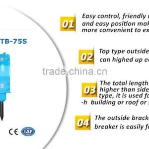 BLTB-75S Rock Mining Breaker, Rock Breaker , Breaker Tool , Mining Breaker, Rock Breaker at the Resonable Price for Excavator thumbnail-2