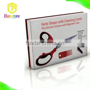 Home Basics Hot Sale Food Grade Stainless Steel 5 Blade Scissors thumbnail-2