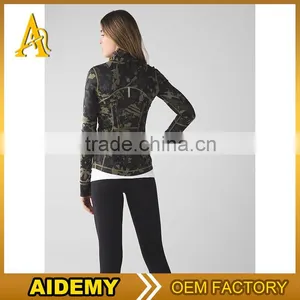 Wholesale Zipper Camouflage Hoodie Dri Fit Sweat Pants and Hoodies Women thumbnail-2