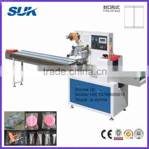 Horizontal Flow Bread/candy/biscuit/chocolate Packing Machine thumbnail-1