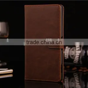 High Grade Anti-dirt Credit Card Purse Stander Leather Flip Case Cover for Sony Xperia Z3 thumbnail-1