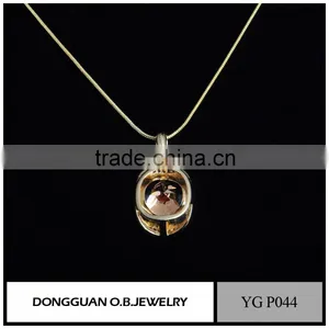 High Quality Pink Zircon Necklace /Silver Necklace/Necklace Women Wholesale thumbnail-5