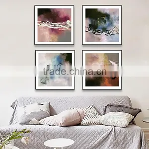 Home Decor Beautiful Frameless Canvas Painting Abstract thumbnail-1