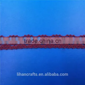 Wholesale High Quality H0902G Lace Ribbon,Crocheted Lace,100% Cotton Lace thumbnail-1