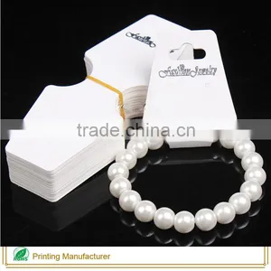 Custom Printed Folded Necklace Hanging Card Holder With Logo Print thumbnail-1