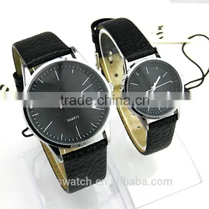 Wholesale New Style Leather Watch Vintage Leather Quartz Couple Wrist Watch Quality thumbnail-4