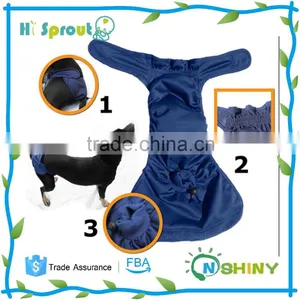 Dog Diaper Pant,Pet Dog Cotton Tighten Strap Sanitary Physiological Pants thumbnail-1