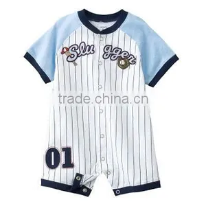 Newborn Baby Clothes Sale Fabric Cotton,new Sublimation Baby Romper Suits,Blue Argyle Baby Romper thumbnail-1