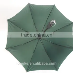 Solid Color Soft Touching Foam Eva Handle Golf Umbrella Fiberglass Shaft thumbnail-6