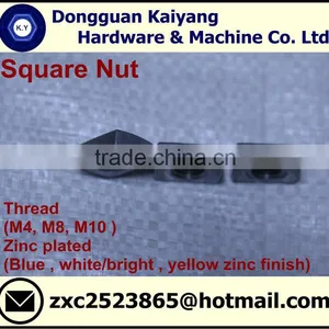 Square Nut ( Furniture Fastener); M4, M8, M10. thumbnail-3