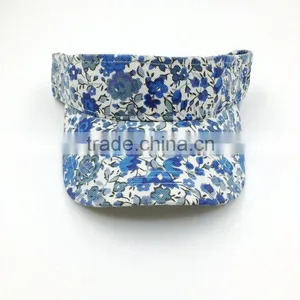 Wholesale High Quality Lady All Over Print Sun Visor Cap thumbnail-3