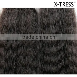 2pcs Pack 120g 16inch Coarse Yaki Super Wave Top Quality Synthetic Weft Hair Extension thumbnail-4