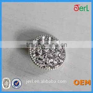 Wholesale Fashion Rhinestone Round Button for Wedding Bouquet Decoration thumbnail-4