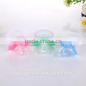 3PK High Quality Light Wooden Pacifier Clip Baby Pacifier With Plastic Clips thumbnail-5