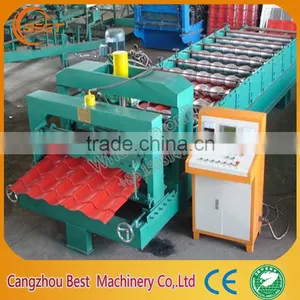Metal Roof Tile Plate Making Roll Forming Machine thumbnail-2