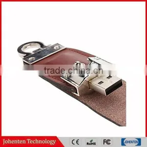 USB2.0 Factory Directly Sale Leather USB Flash Drive Memory Flash Stick thumbnail-6