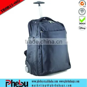Travel Trolley Backpack With Wheels With Laptop Sleeve thumbnail-1