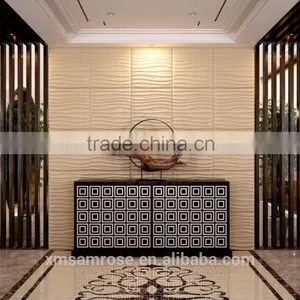 Fashion Wall Flats Leather Bed Headboard Embossed Leather Panel (Nail River) thumbnail-3