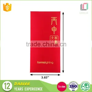 Shenzhen Manufacturer Hot Sale Custom Designed Red Pocket Envelopes thumbnail-2