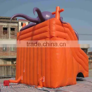 Factory Produced Giant Octopus Inflatable Double Lane Slide For Inflatable Pool thumbnail-3