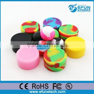 Wholesale Non Stick Oil Silicone Jar,colorful Wax Container,small Silicone Jar thumbnail-1