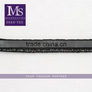 Hot Selling Fashion 1.2cm Width Brilliant Plastic Yarn Lip Cord Trim Wholesale thumbnail-1