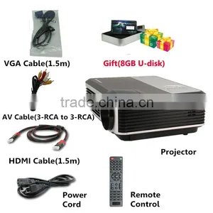 3800Lumens Projector Home Theater USB VGA HDMI Connection thumbnail-5