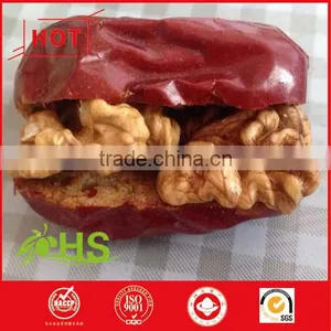 Chinese Shanxi Grade One Walnut Kernel With Red Jujubel for Sale 250g*4 thumbnail-2