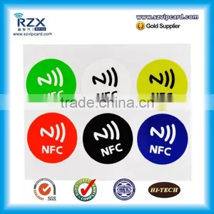CMYK Print Low Cost Rewritable Small Size NFC Tag Sticker thumbnail-1