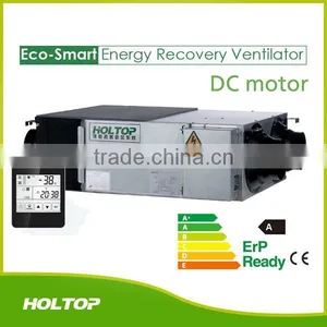 Ducted Air Recuperator Heat Recovery Ventilation System Bypass Counterflow Heat Exchanger thumbnail-2