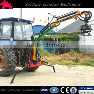 Tractor 3 Point Hitch Hydraulic Drive Log Crane With CE Approved thumbnail-1