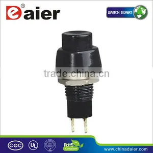 DS-450 10mm Black Push Button Switch thumbnail-1
