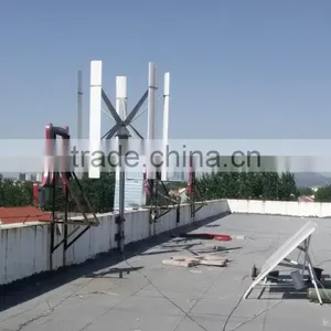 Hybrid Lighting System With Vertical Axis Wind Generator thumbnail-1