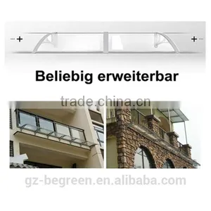 DIY Economic Polycarbonate Window Awning for Balcony Patio and Awning Parts thumbnail-6