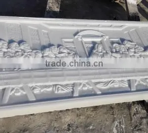 Famous White Marble Wall Relief Sculpture of The Last Supper thumbnail-2