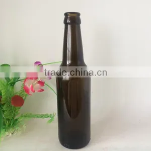 Haonai 330ML AMBER GLASS BEER BOTTLE,BROWN BOTTLE BEER 33CL,BEER BOTTLE thumbnail-1