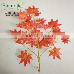 CHY070918 Artificial Red Maple Tree Leaf Craft thumbnail-1