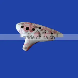 Beautiful Rose New 12 Hole Alto C Ocarina Flute thumbnail-1