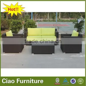 Rattan Garden Furniture Synthetic Rattan Outdoor Sofa thumbnail-2