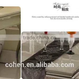 European Simple Style Stainless Steel Legs Marble Top Living Room tv Stand Unit Furniture thumbnail-2