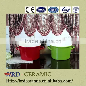 2014 New Large Colorful Two Handle Porcelain Ceramic Bowl thumbnail-1