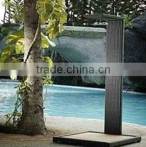Design Resin Rattan Outdoor Shower thumbnail-1