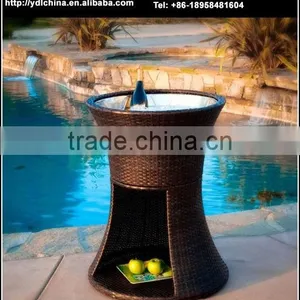 HDPE Rattan Outdoor Ice Chest thumbnail-1