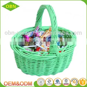 Wholesale Newest and Cheapest Handmade Colored Fancy Names Wicker Baskets or Gift Baskets thumbnail-2